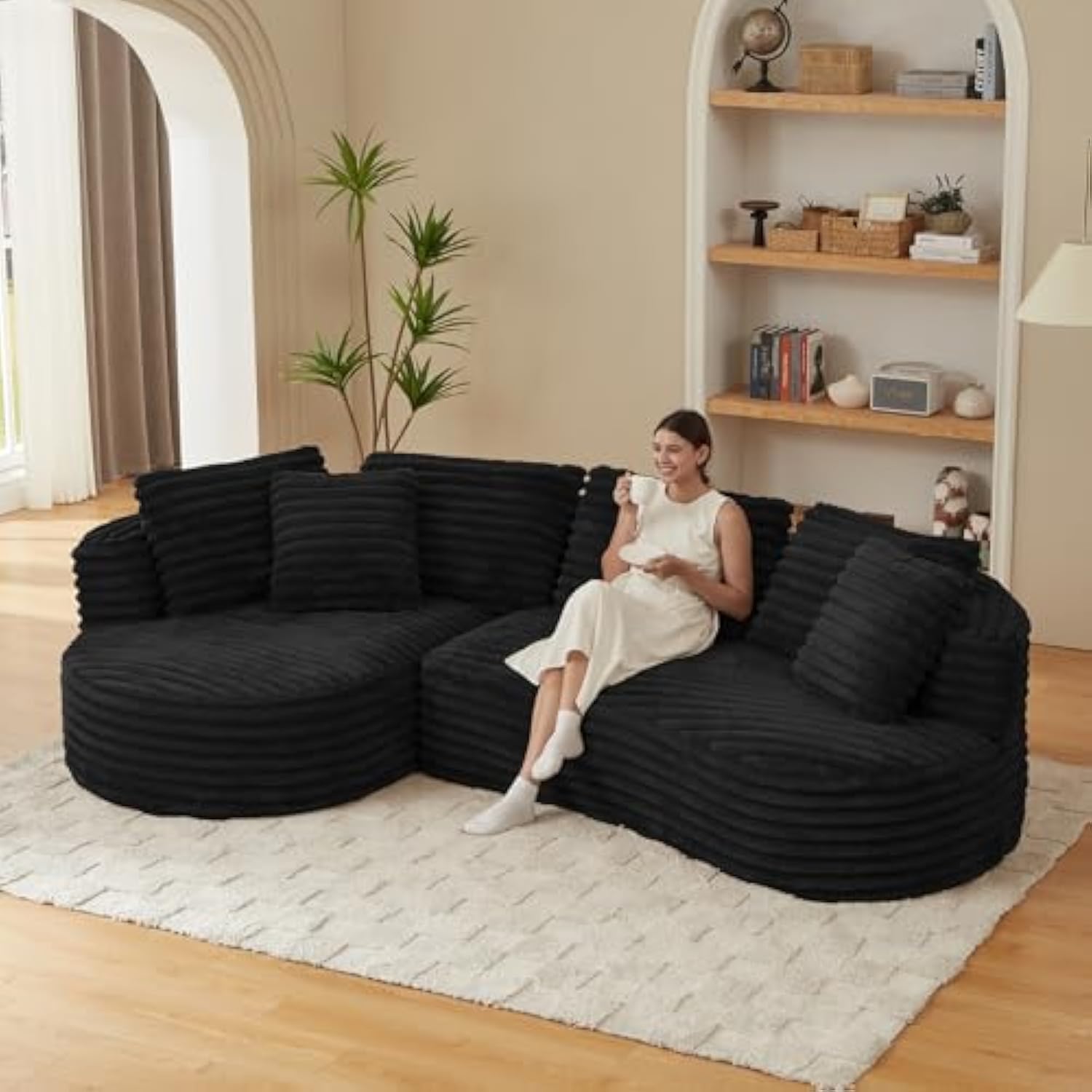 Boneless Modular Sofa for Modern Living