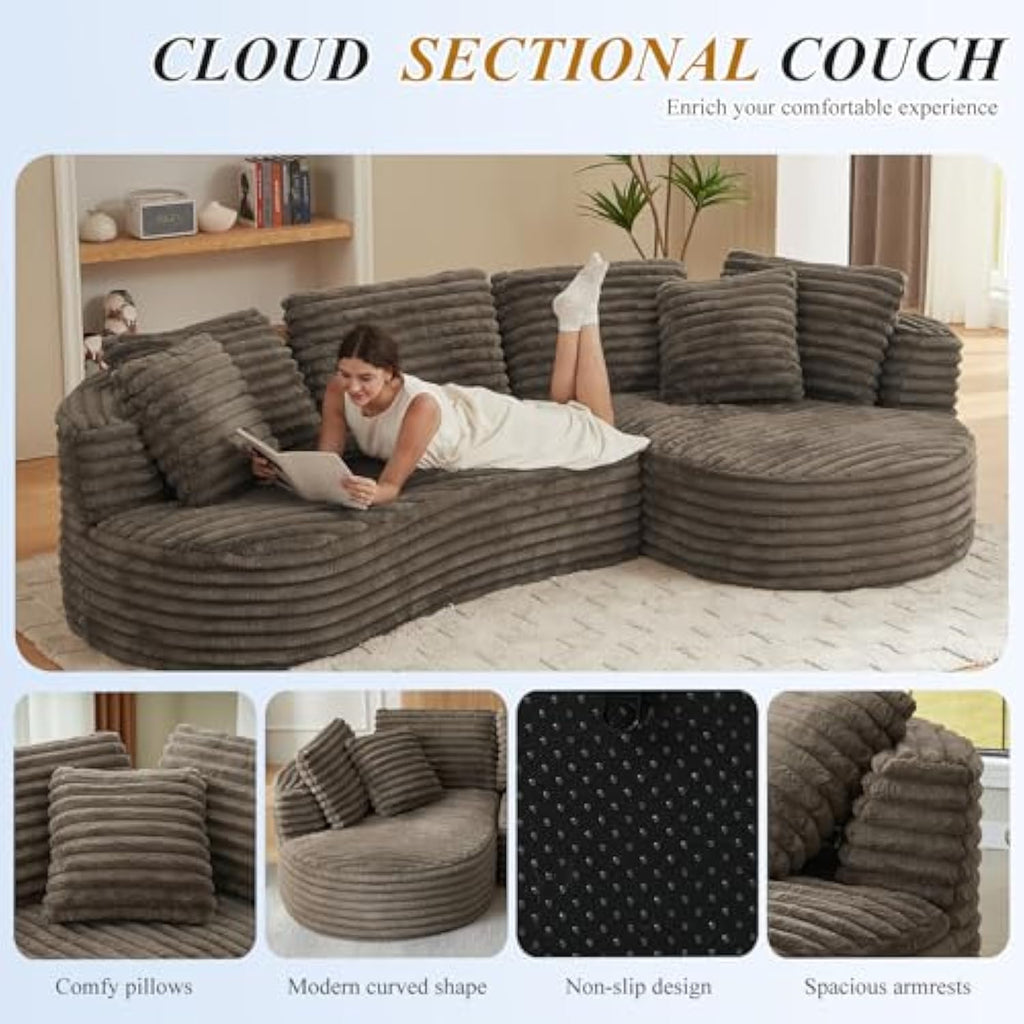 Boneless Modular Sofa for Modern Living