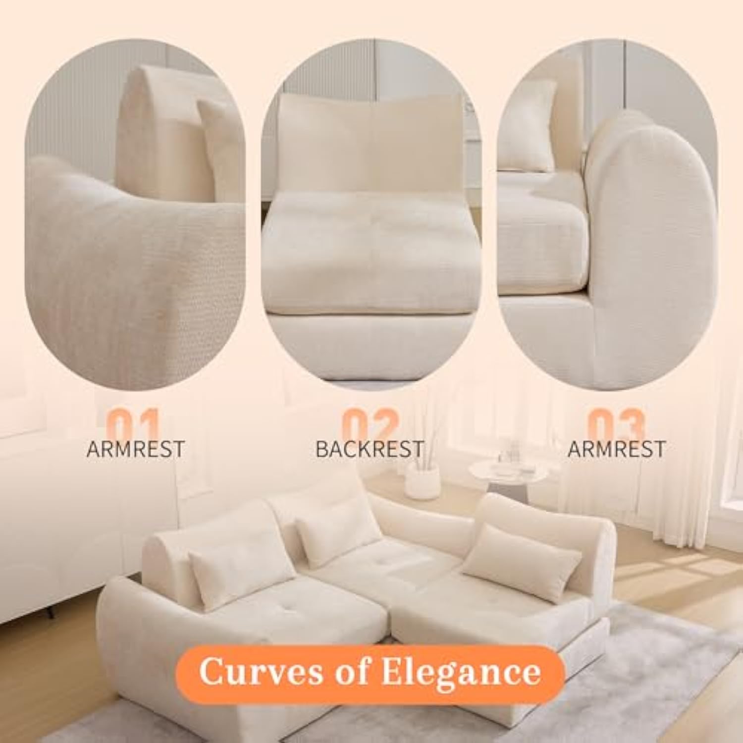4-in-1 Folding Sofa Bed
